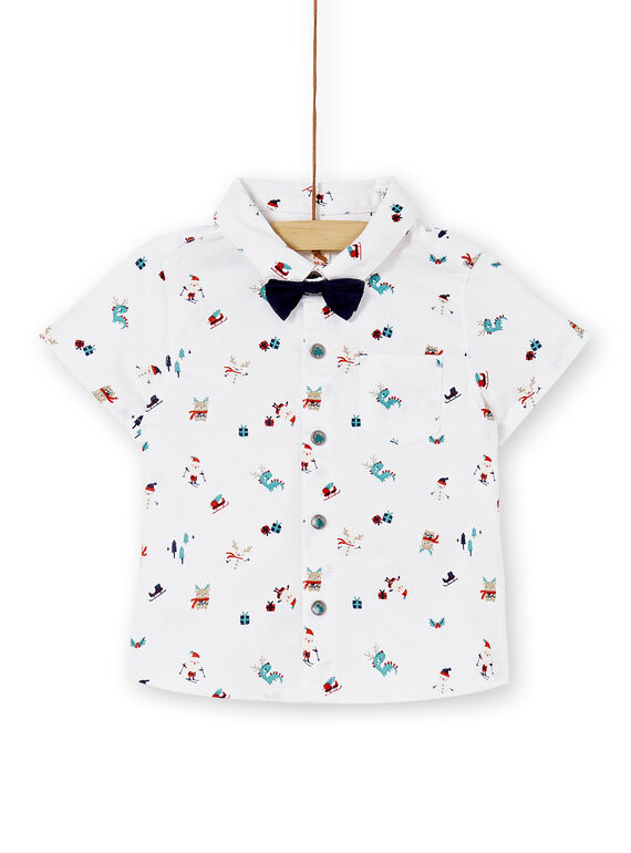 Chemise blanche avec nœud papillon bébé garçon KUNOCHEMEX / 20WG10Q2CHM001
